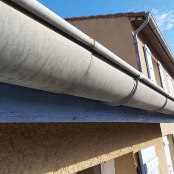Changement gouttière Alu Zinc et pvc 26